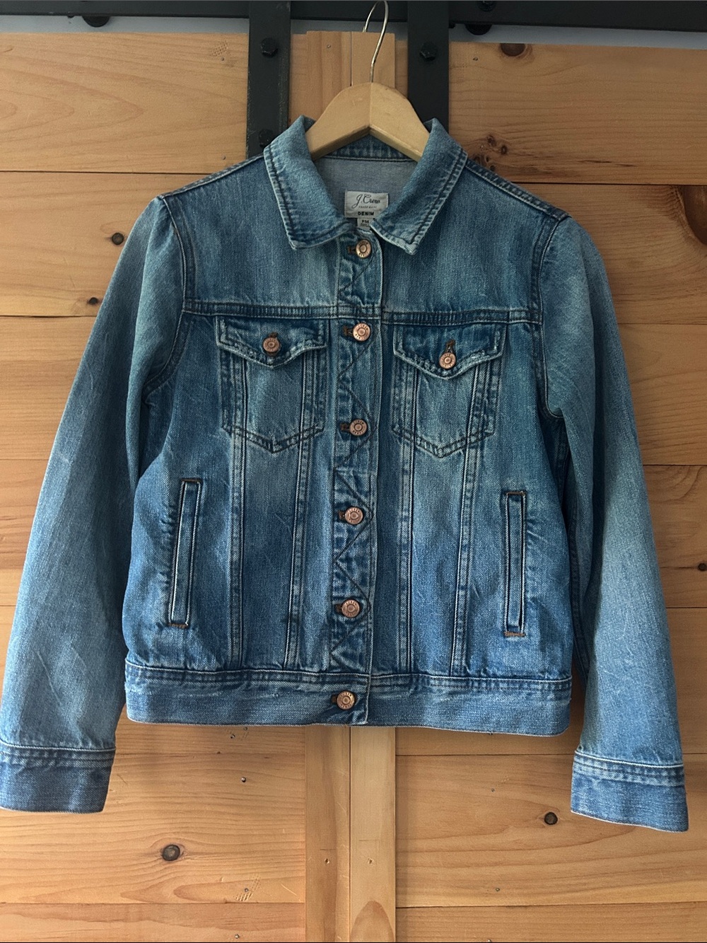 J. Crew Faded Blue Denim Jacket